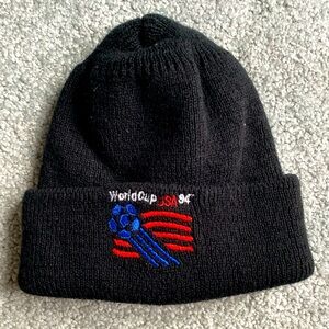 Vintage World Cup USA 1994 Winter hat  Cap Beanie official football/soccer WC94